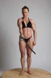 Karolina FIGHTING WITH SWORD